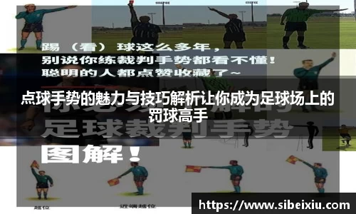 点球手势的魅力与技巧解析让你成为足球场上的罚球高手